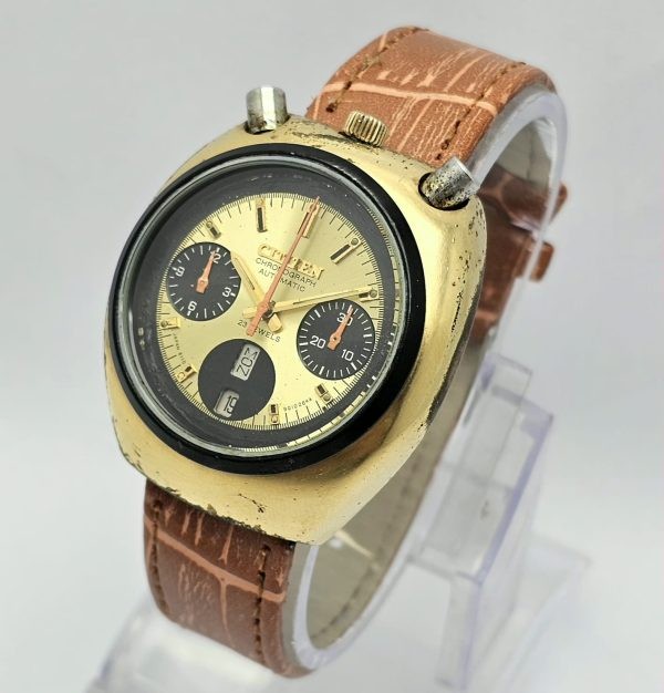 Citizen Brad Pitt Bullhead 67-9020 Chronograph 8110A Vintage Men’s Watch