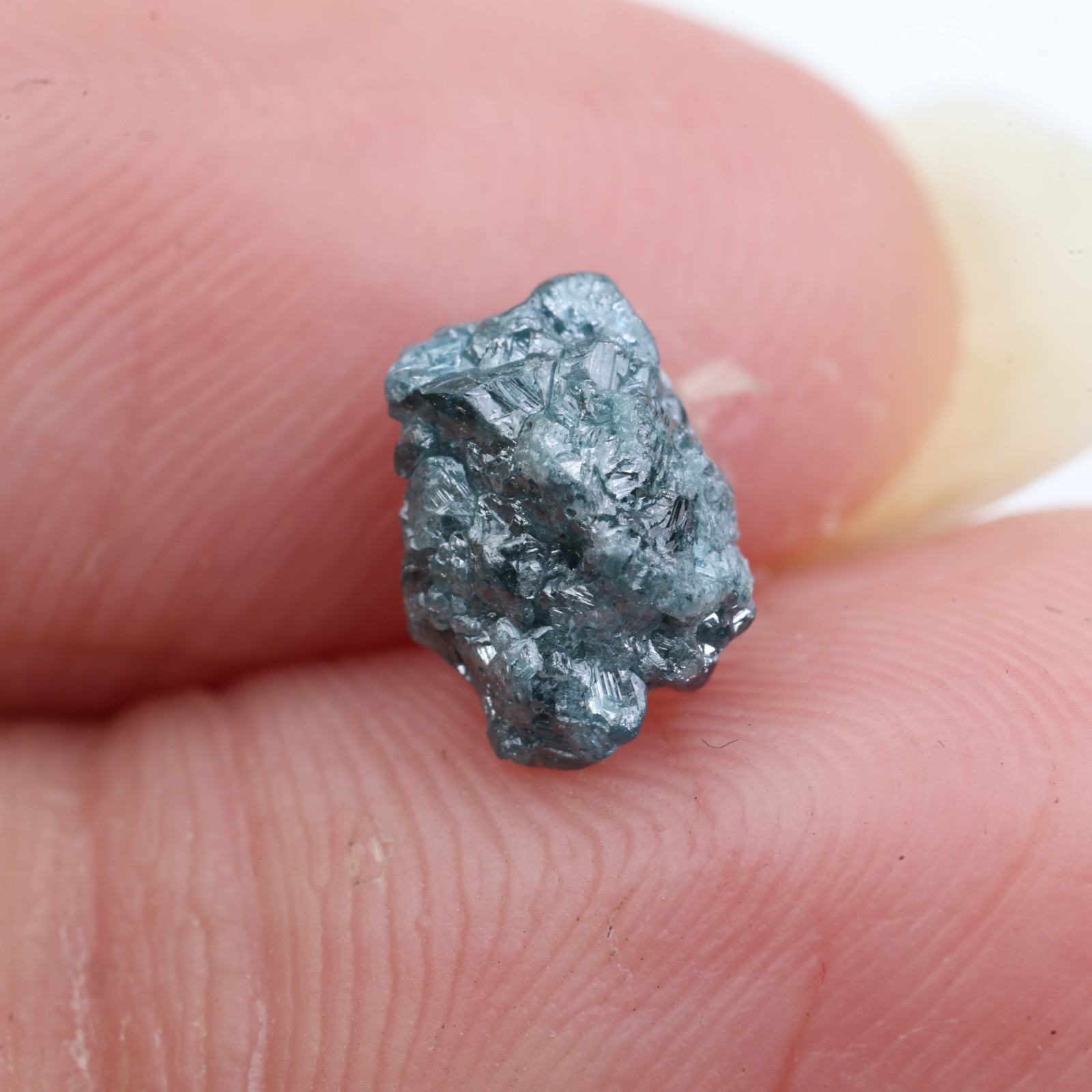 1.09Ct Blue Natural Rough Diamond l Loose Raw Uncut Diamond For Use Fine Jewelry