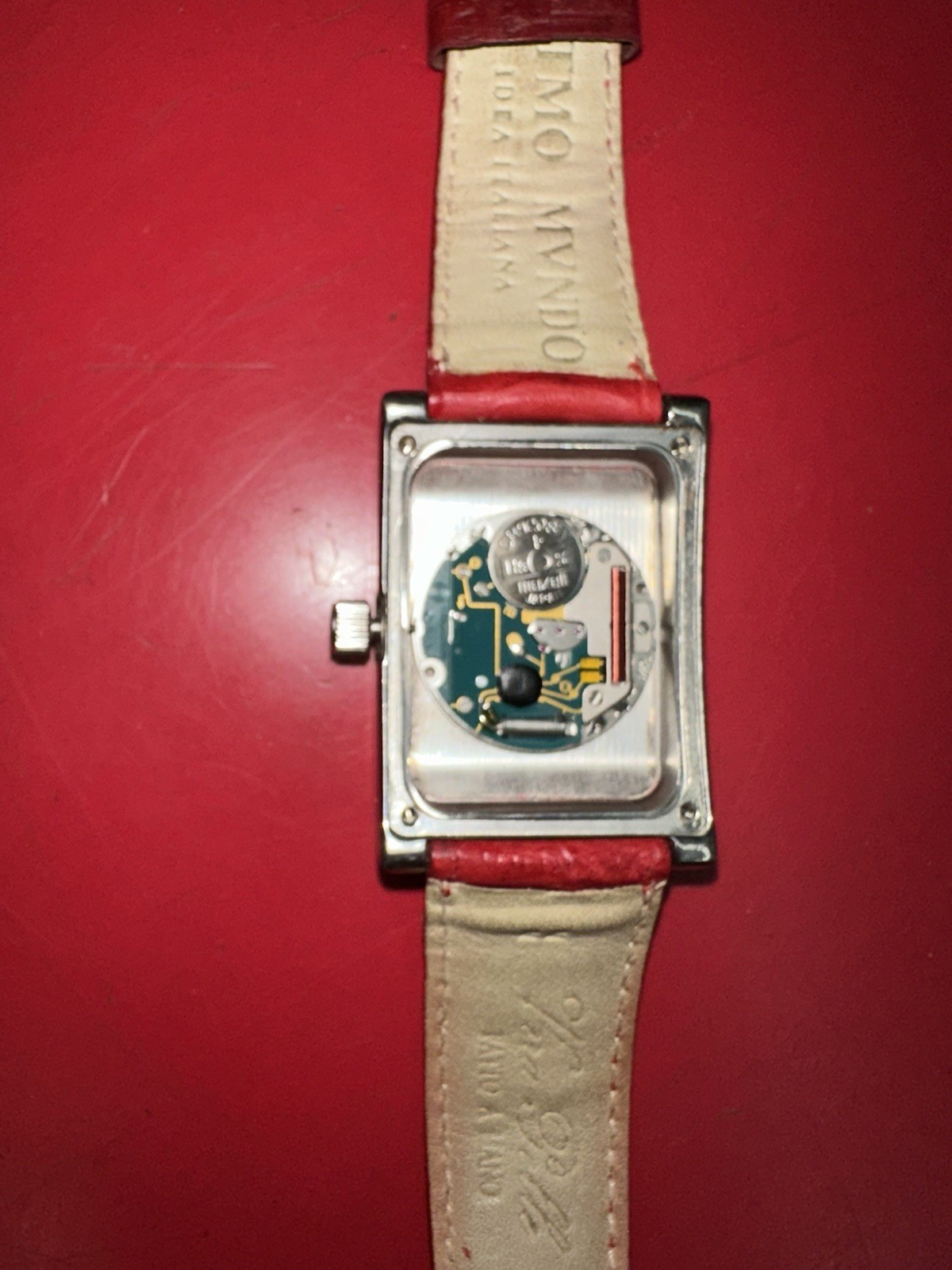 RITMO MUNDO Idea Italiana, Hi Tech Mvt. Red Face, Serviced, New Battery, JAPAN