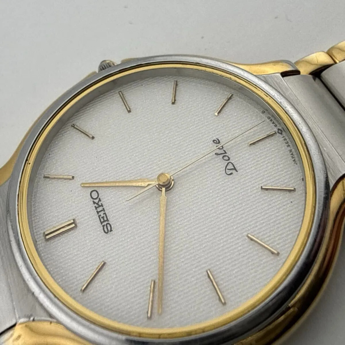 SEIKO 5E31-6A30 Seiko Dolce Men’s/Boys’ Watch, Working Condition, Batter