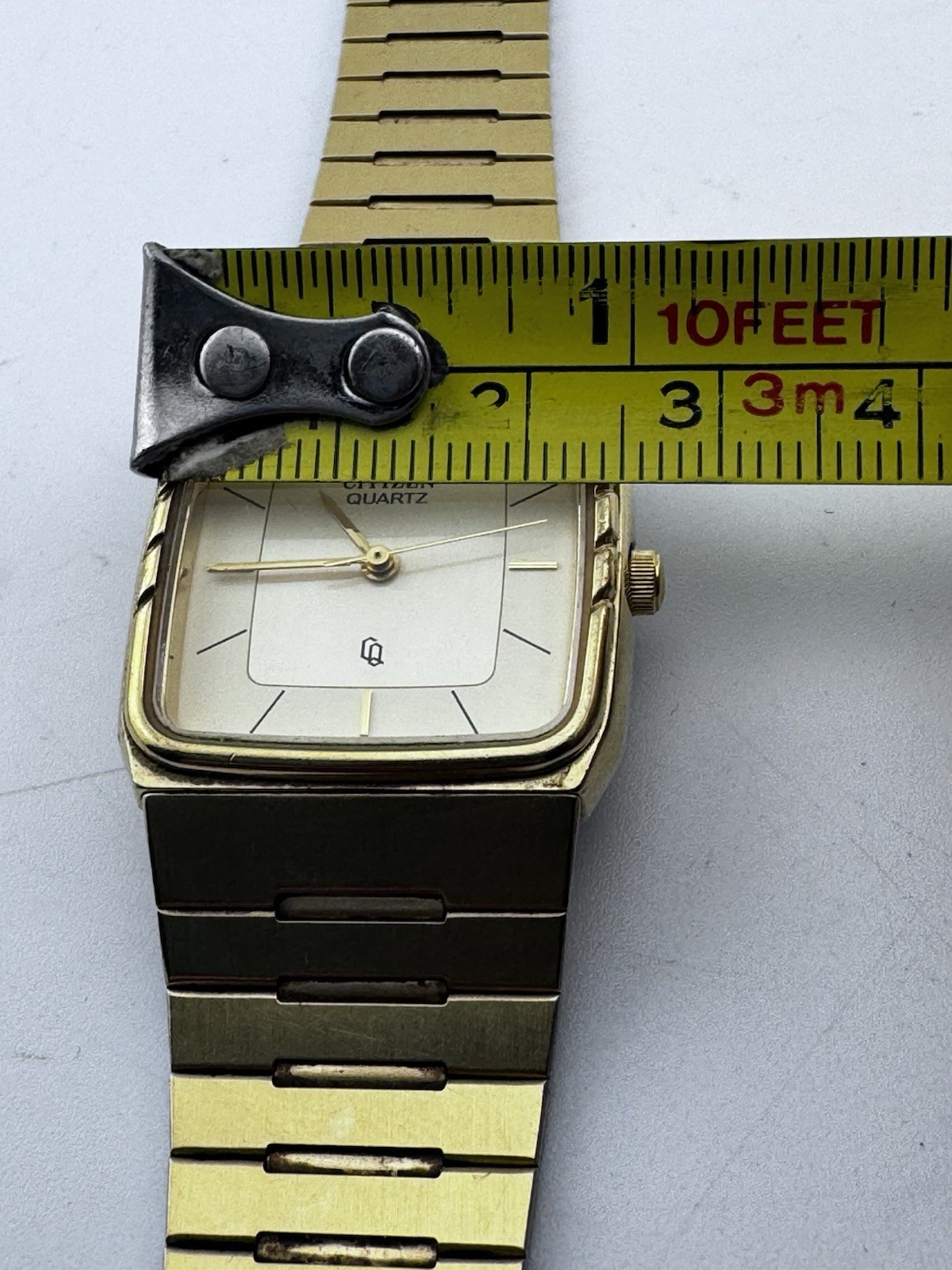Citizen Quartz 3630-054609 Gold Tone Vintage Watch Japan Working