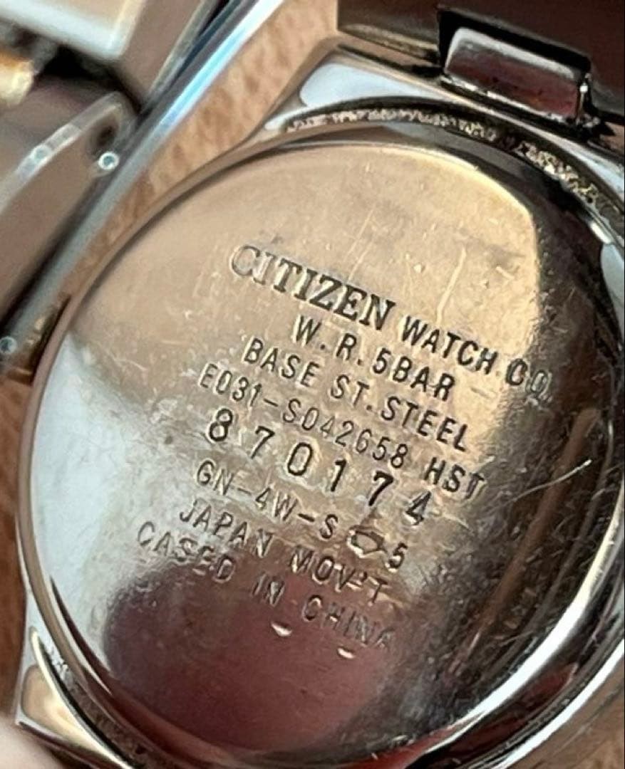 Working condition CITIZEN Wicca wristwatch PNK E031-S042658 HST
