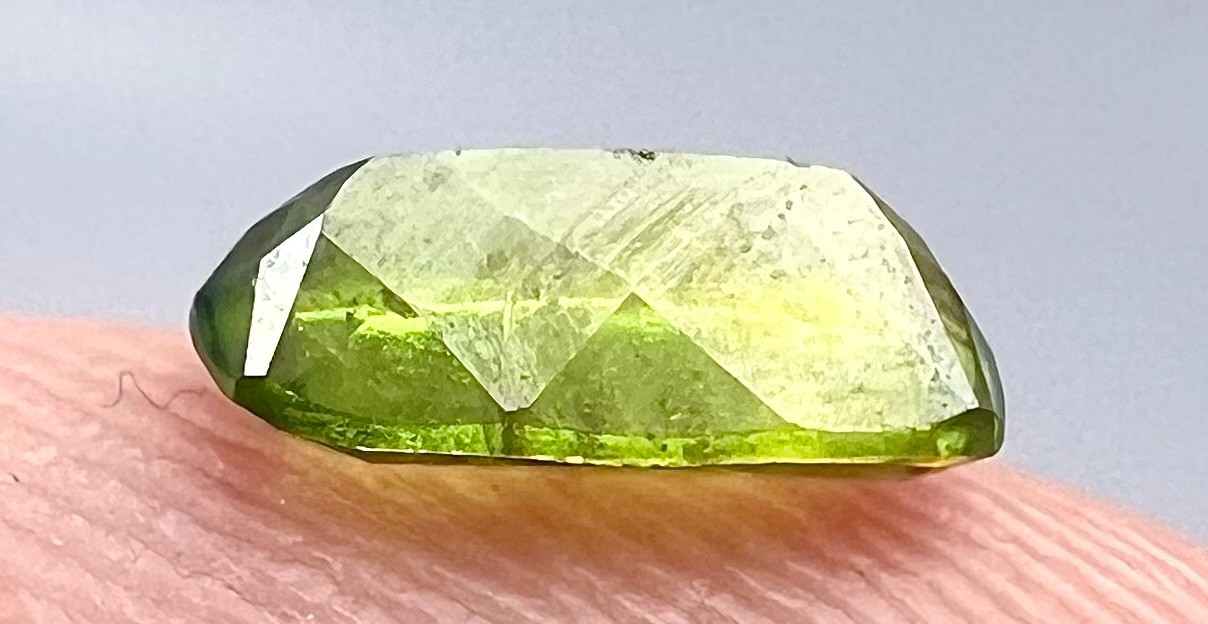 0.57 Carat Rare Natural Yellow Color Sphene Cut Gemstone From Pakistan
