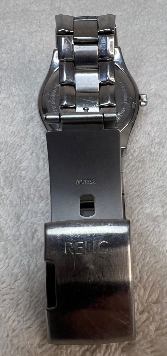 Relic ZR15455 Watch Water Resistant 50 Meters/165 Feet