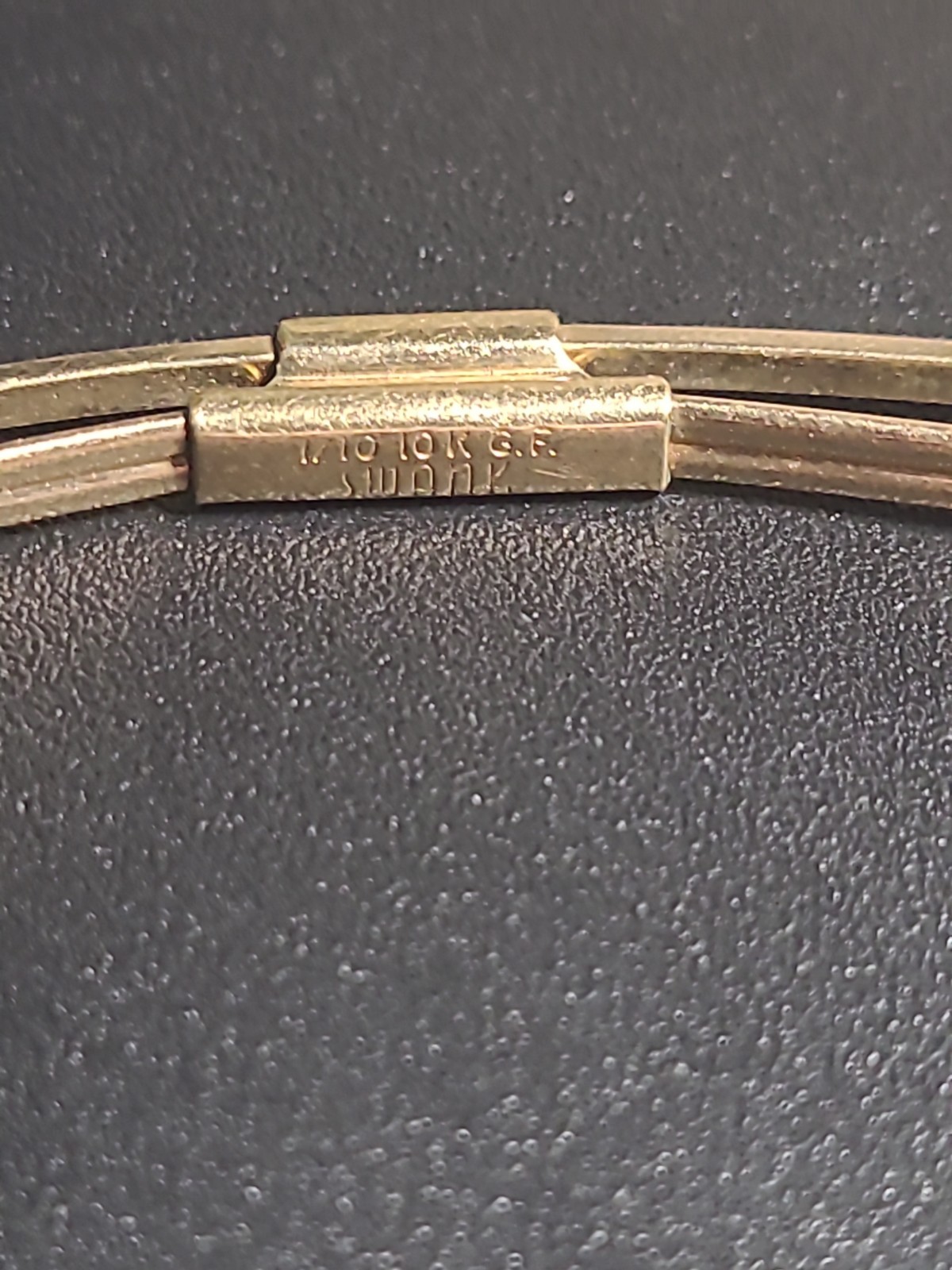 Vintage Swank Tie Clip Bar 10K 1/10 Gold Filled 2 inches