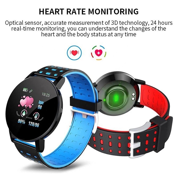 OEM SMART WATCHES D119 PLUS BRACELET WASH HEART RATE & BLOOD PRESSURE MONITOR