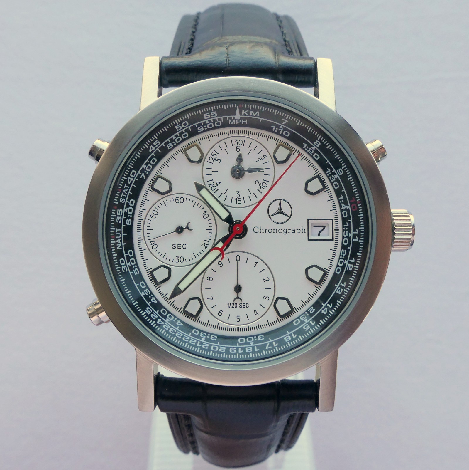Mercedes Benz Classic Car Accessory Driver Made in Germany Watch Chronograph