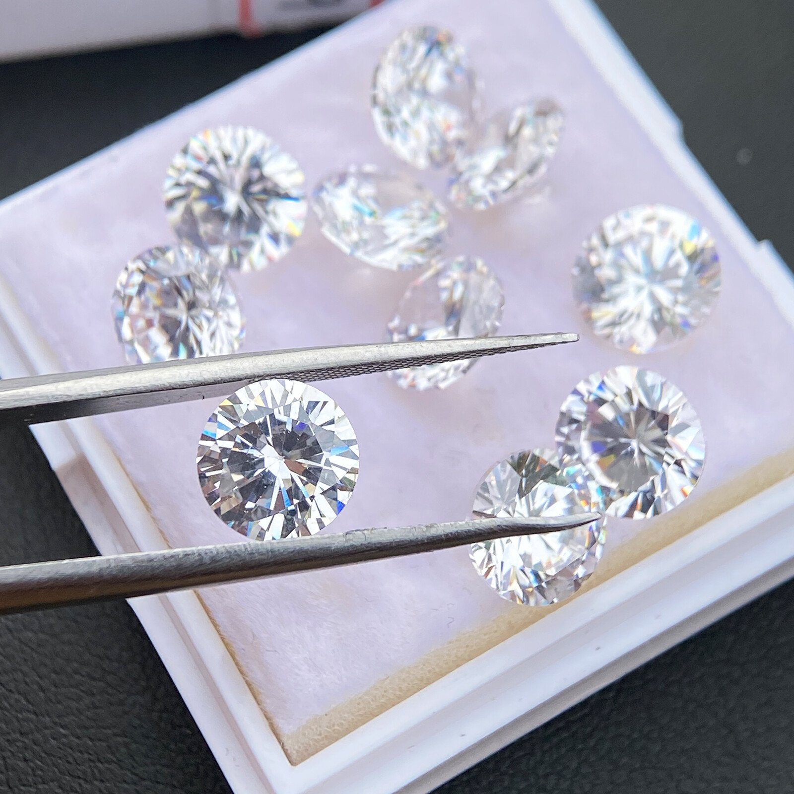 3mm~15mm Round Multicolor Loose Cubic Zirconia 5A CZ Stone Gemstone for Jewelry