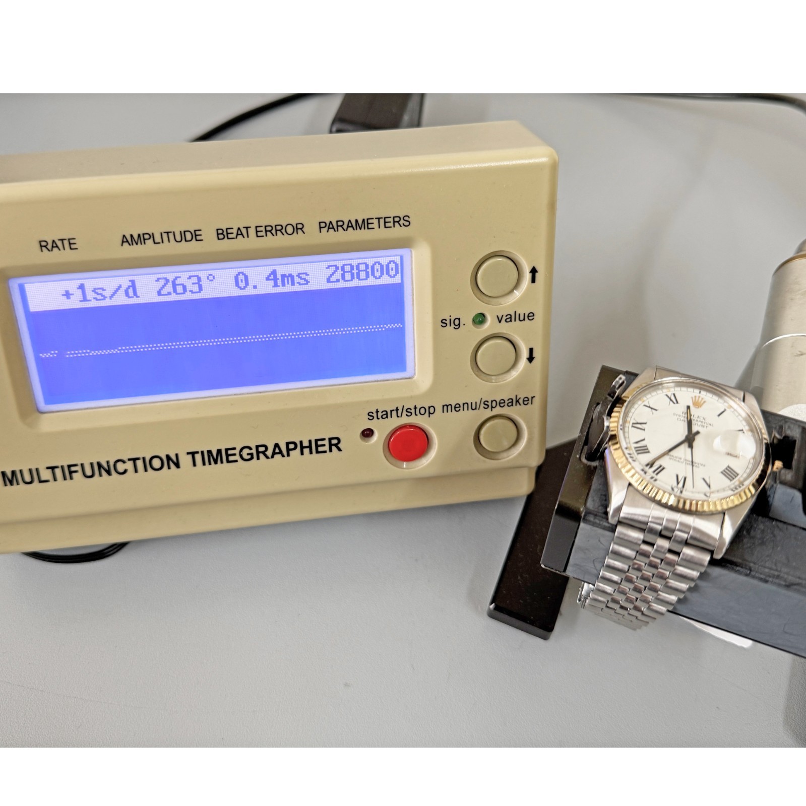 NO TARIFFS ROLEX 16013 OYSTER PERPETUAL DATEJUST LARGE AUTOMATIC COSC BOX PAPERS