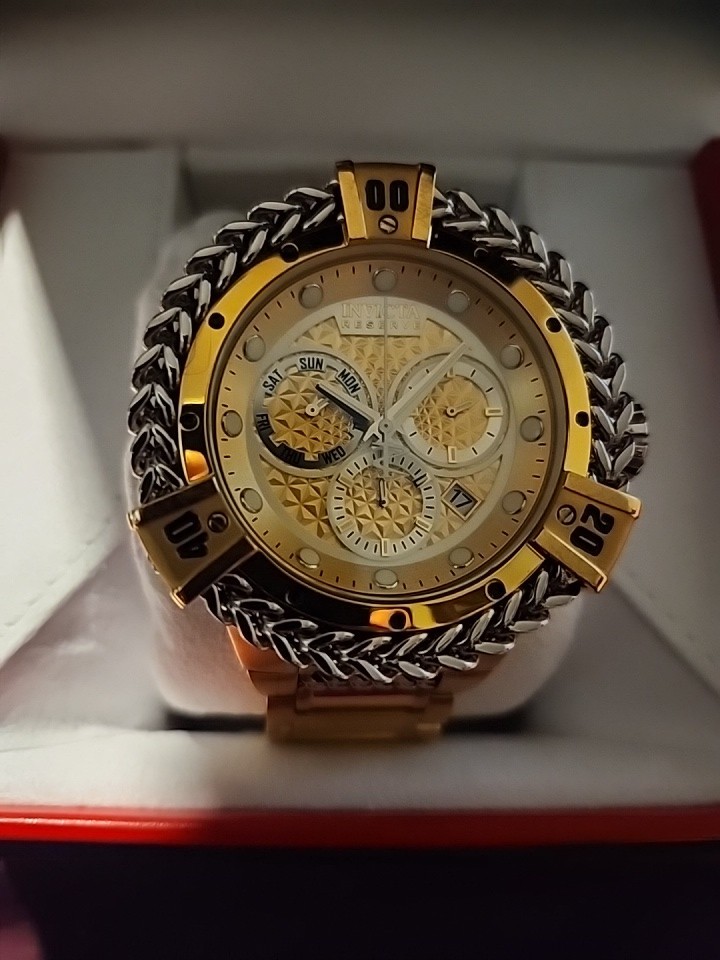 Invicta Reserve Hercules Men Model 30545 – 53mm, With Extra LINKS Free SHIPPING