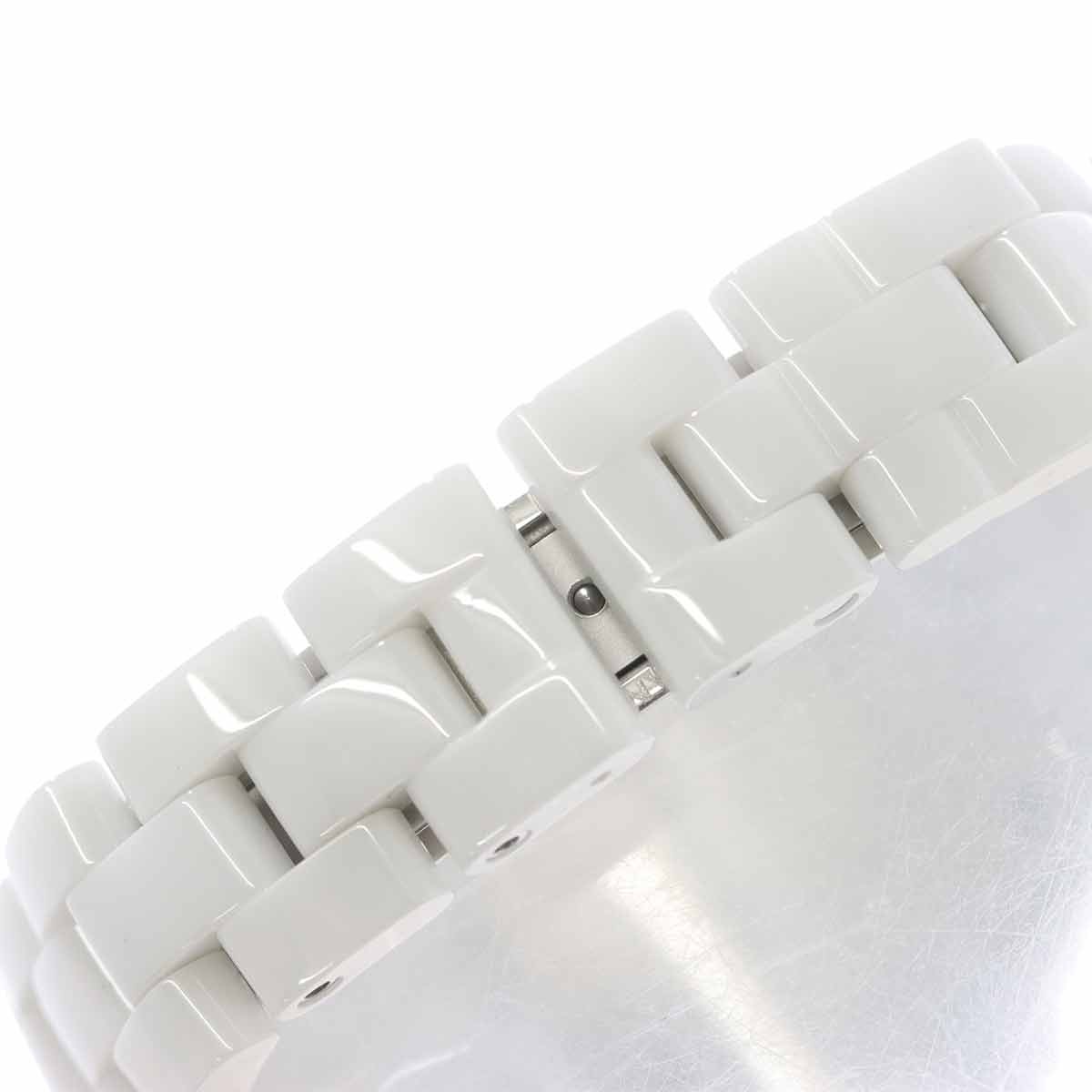 CHANEL J12 H3243 Pink Sapphire Bezel 8P Diamond White Shell Dial 90321219