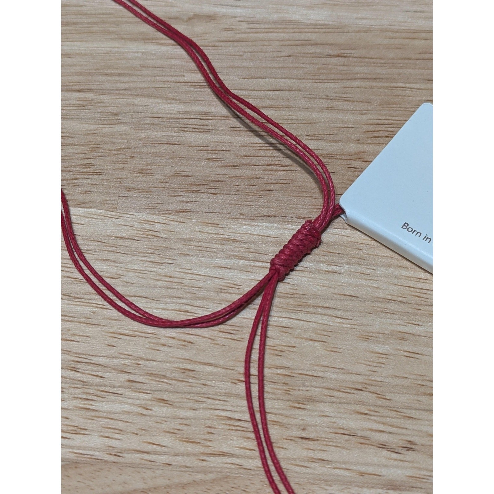 MIA Collection Cowrie Shell Tassel Long Necklace Red Cord Adjustable Boho Women