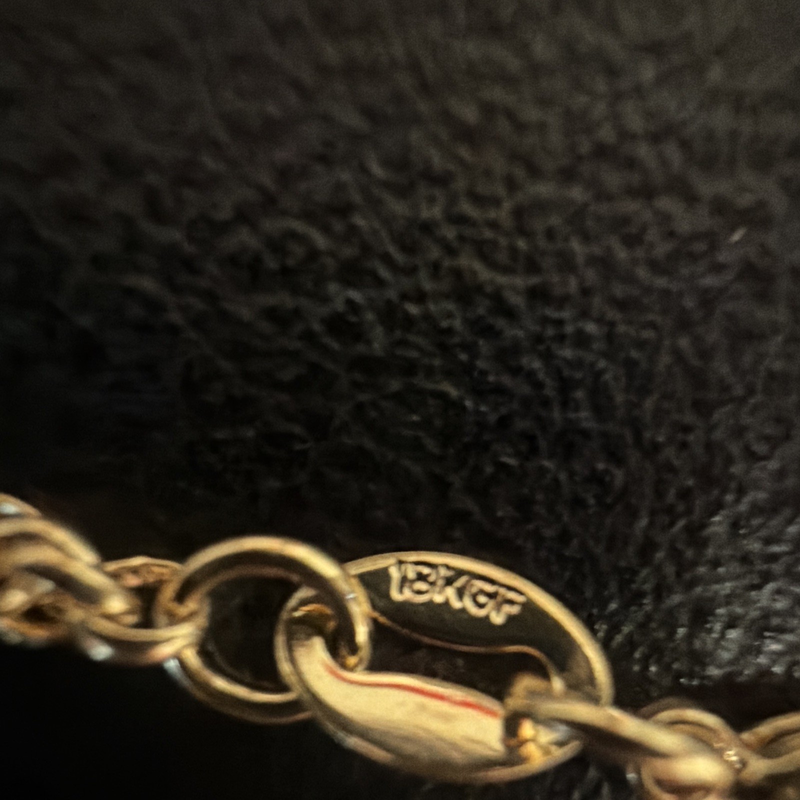 18k gold filled rope and Gucci link chain. 17 inches