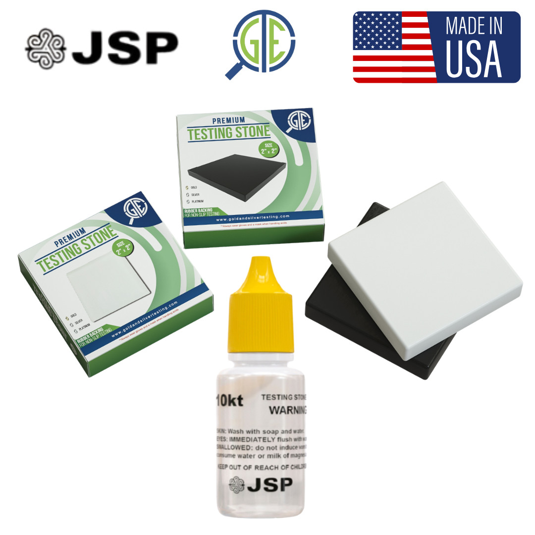 JSP 10K Gold Jewelry Testing Test Acid Solution Coins Bar Scrap Precious Metals