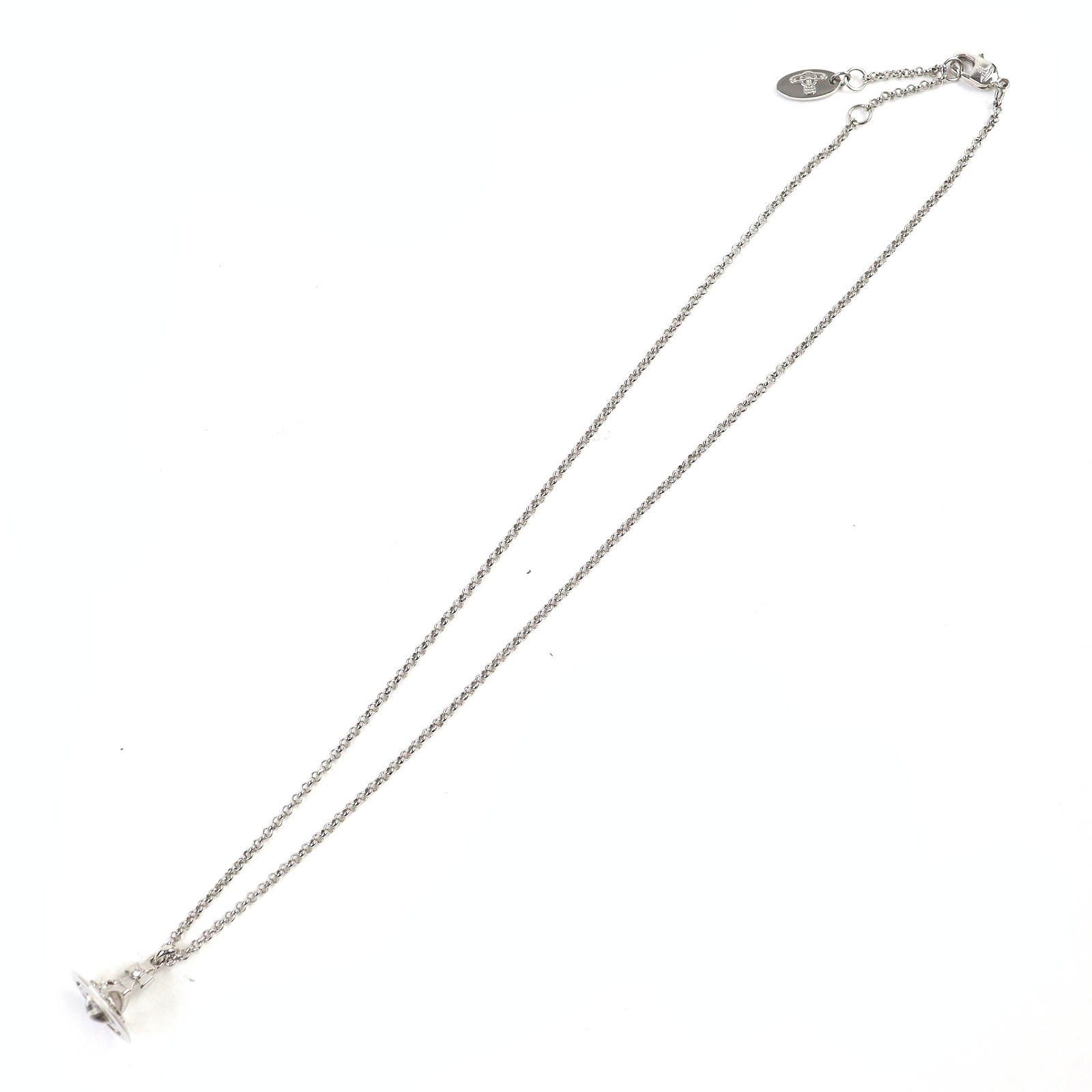 Excellent Vivienne Westwood Necklace PETITE ORB PENDANT Petit Orb Pendant Silver