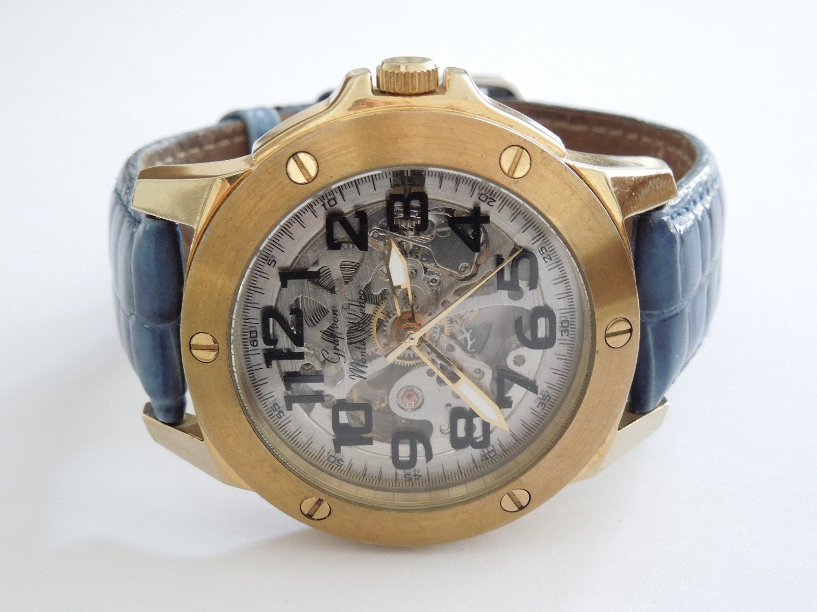Watch Graf Von Monte Wehro Automatic Water Resistant Skeleton Stainless Steel