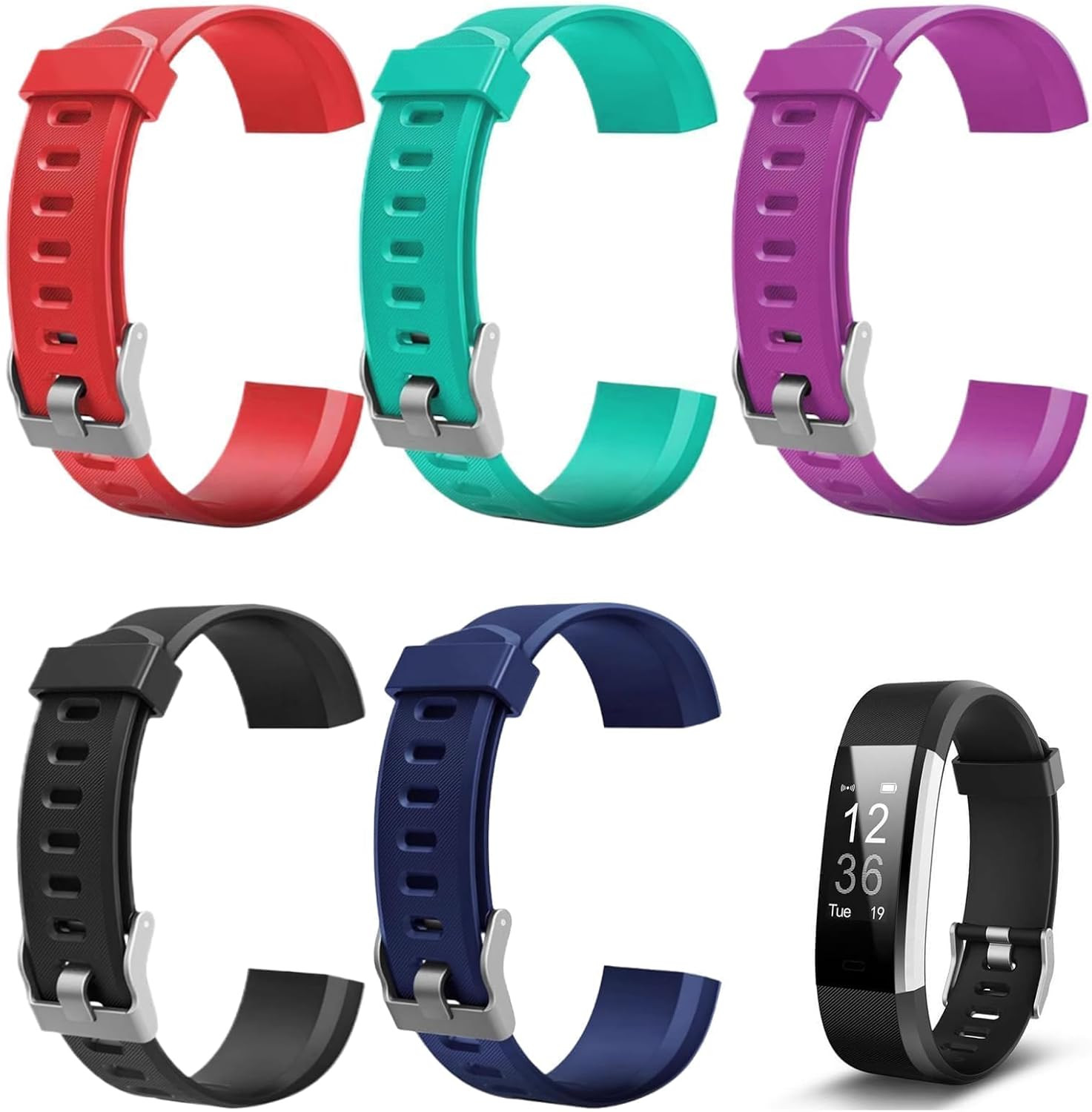 Watch Bands Replacement for Id115Plus HR, Very Fit Pro Activity Fitness Tracker