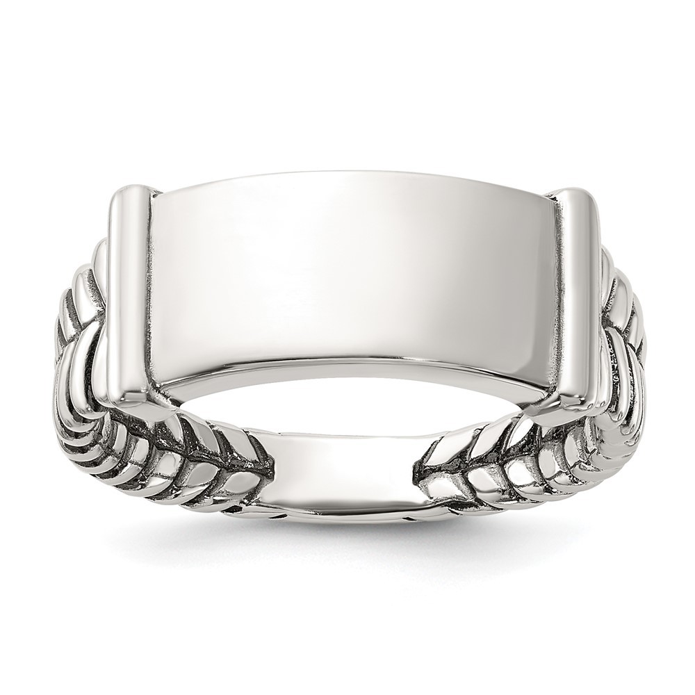 Sterling Silver Oxidized Ring Size 10 for Men’s 4.56gm