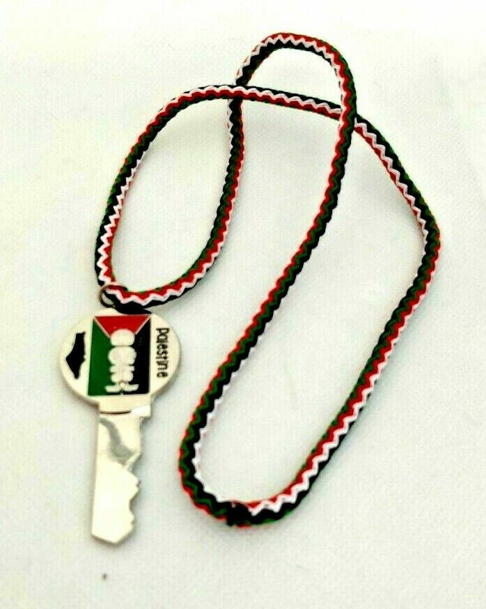 Palestinian 1948 Handala key Necklace with al Aqsa ,, details in description