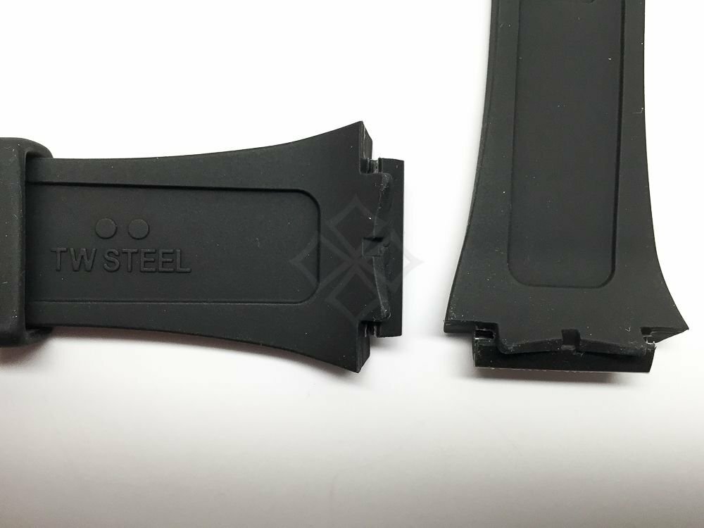 Replacement TW Steel Tech Black Silicone Watch Band for CE5000