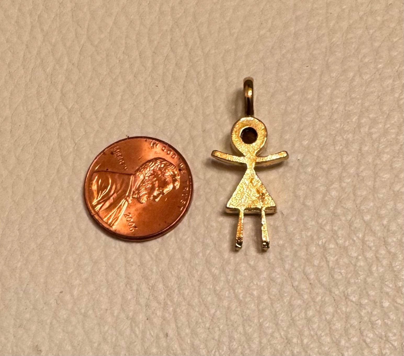 December Zircon Birthstone Baby Charm Large Girl Fashion Jewelry FREE SHIPPING
