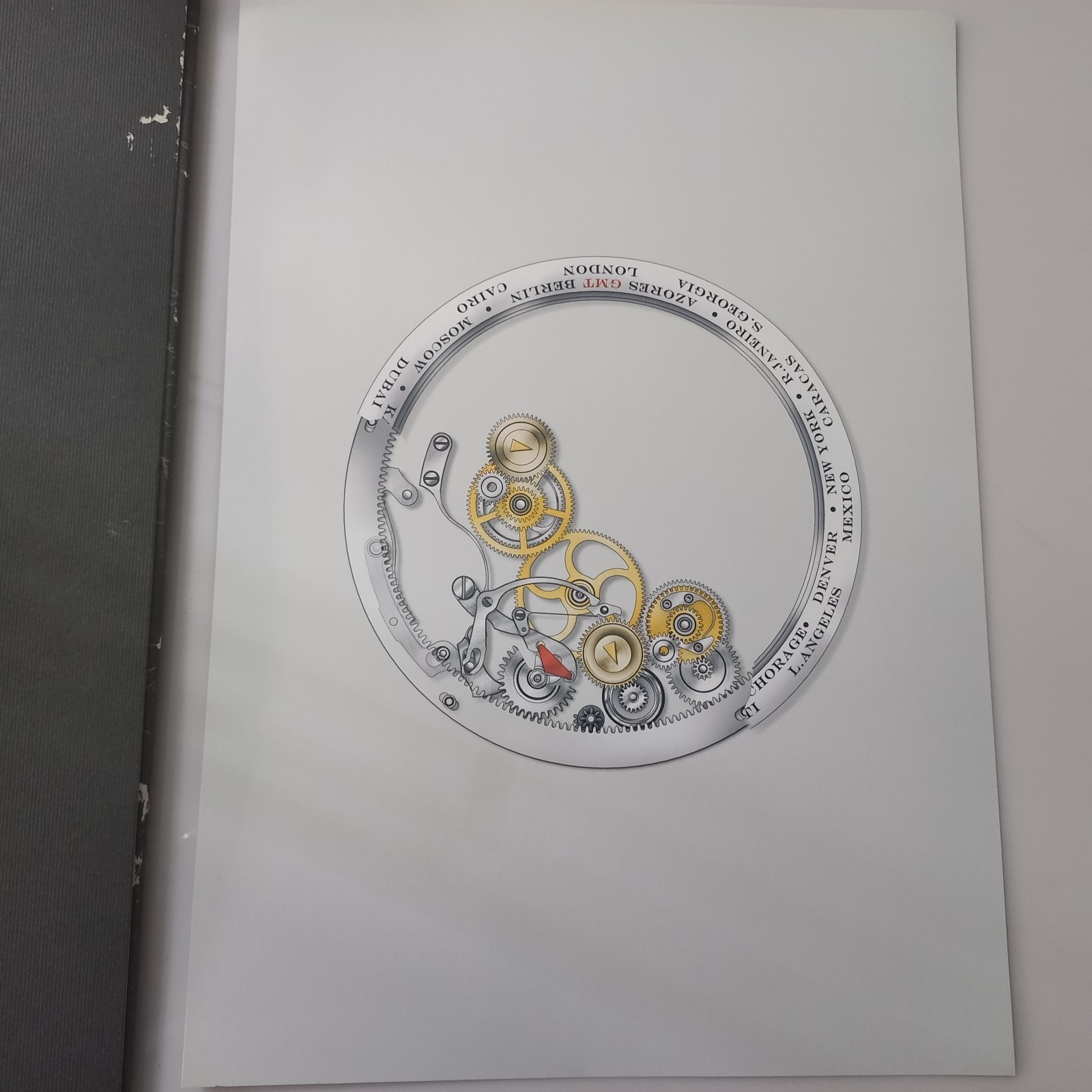 Rare 2005 A. Lange & Söhne Lange 1 Time Zone Press Kit & Technical Drawings