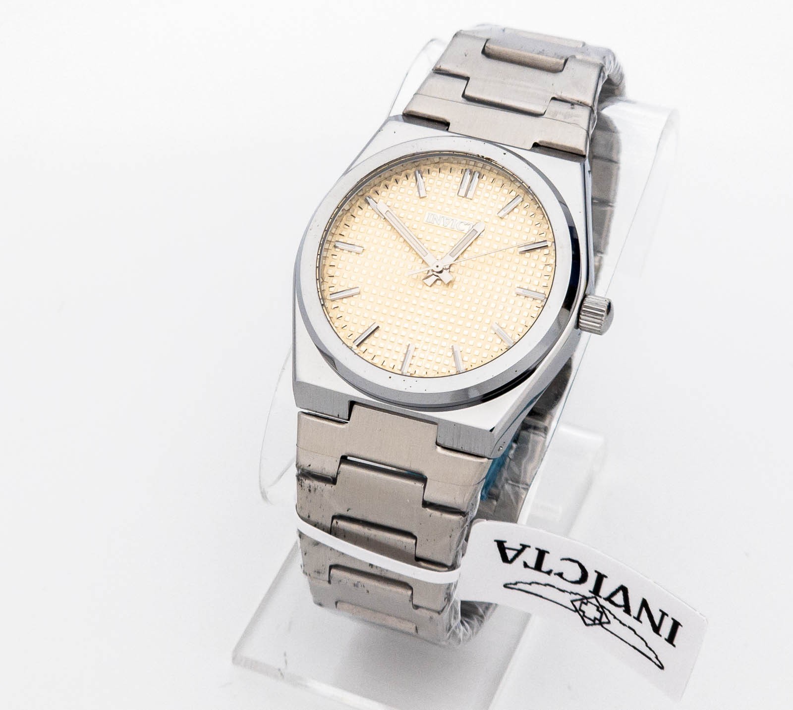 Invicta Celestial 69404 Desert Sand Textured Dial Stainless Steel Watch 40mm New