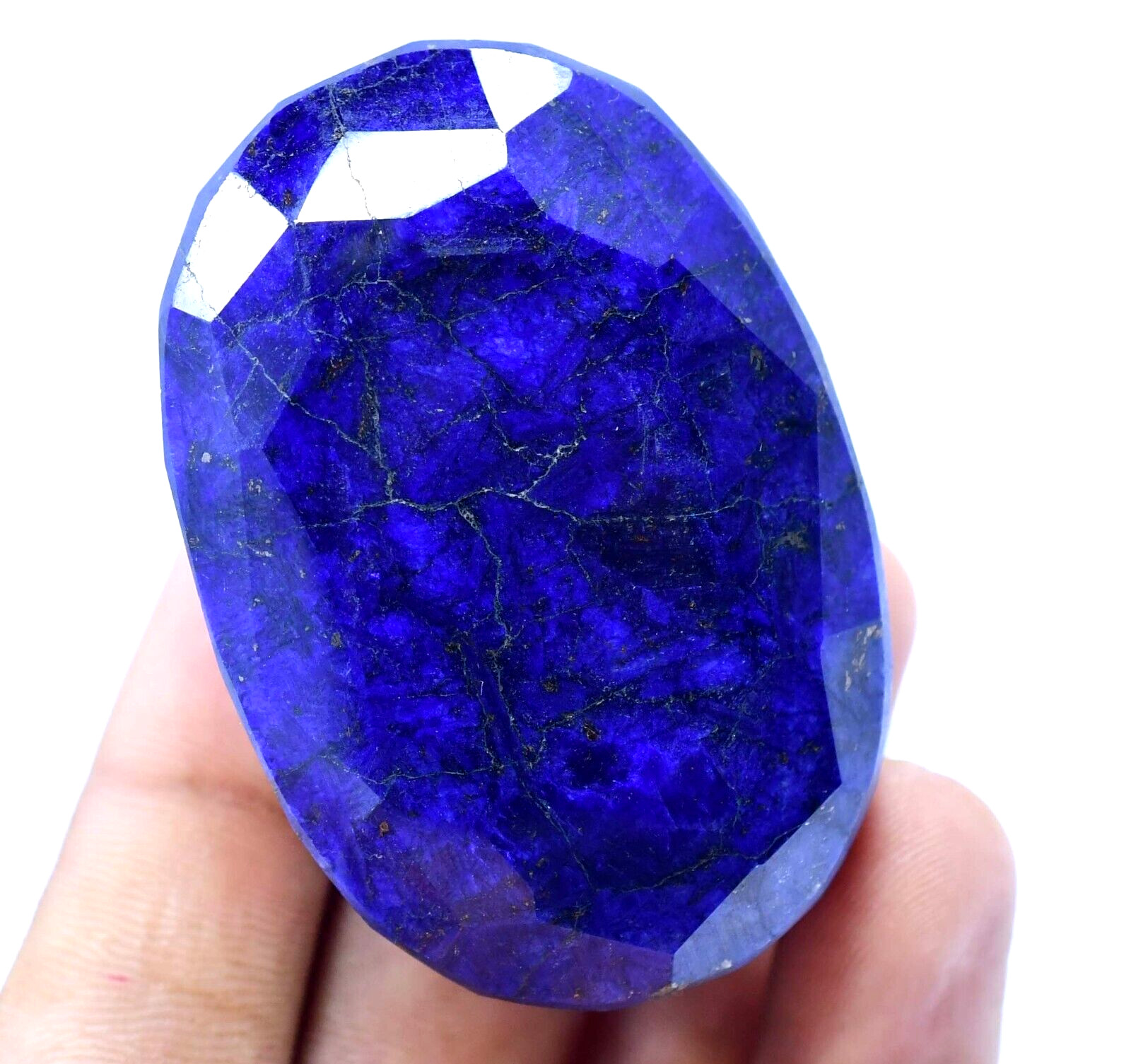 575.5 Ct Natural Huge Blue Sapphire Certified Museum Use Treated Oval Gemstone
