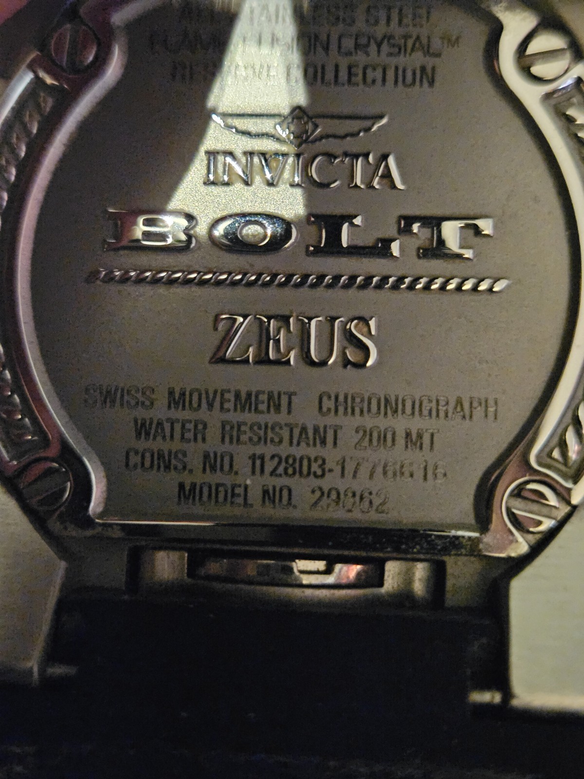 Invicta Reserve Bolt Zeus Magnum 52mm Swiss Mvt Watch (29862)