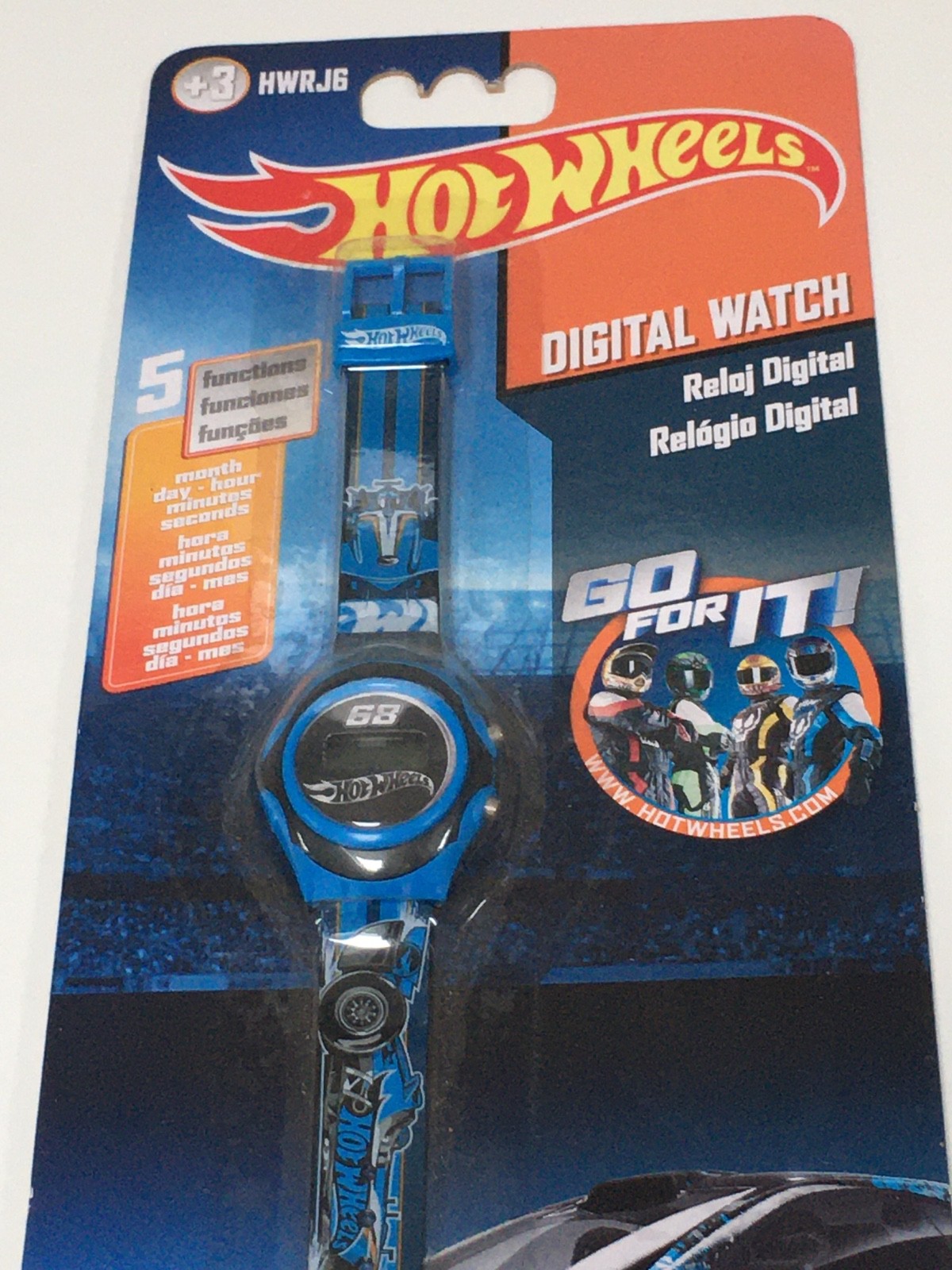 Collectors Item, Or Just Wear & Enjoy: Circa 2014 *Hot Wheels Digital Watch: New