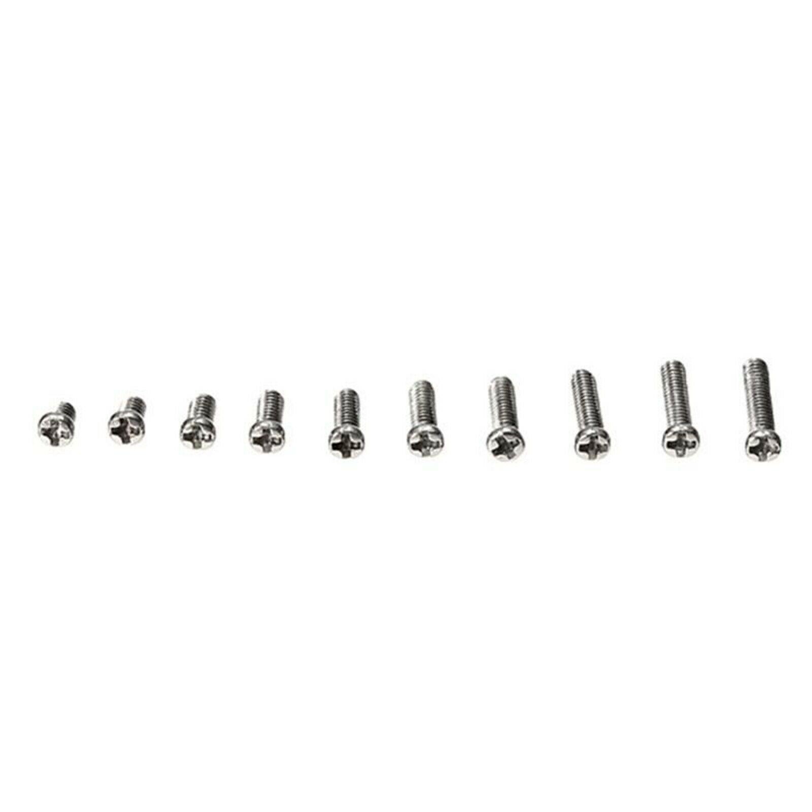 0.16cm-0.6cm 500-600Pcs Stainless Steel Cross Watch Back Cover Screw Assorted