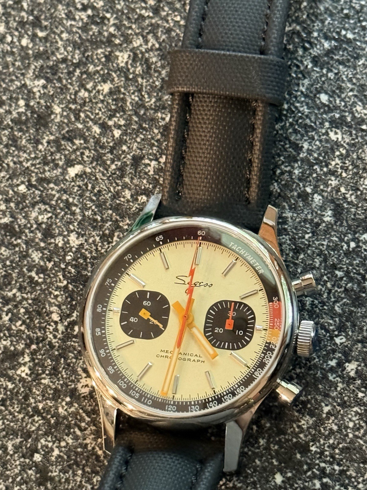 Men’s Sugess 40MM Mechanical Chronograph Watch ST1901