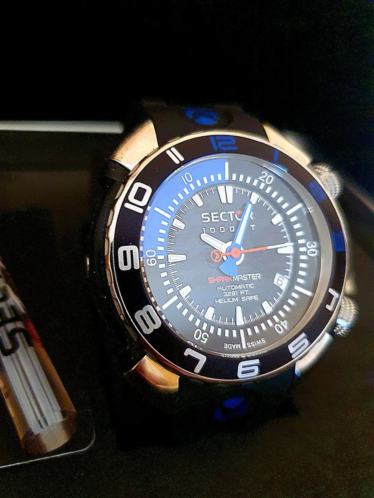 Sector Shark Master 1000 MT Automatic NEW 48mm Helium Safe ETA 25J Swiss