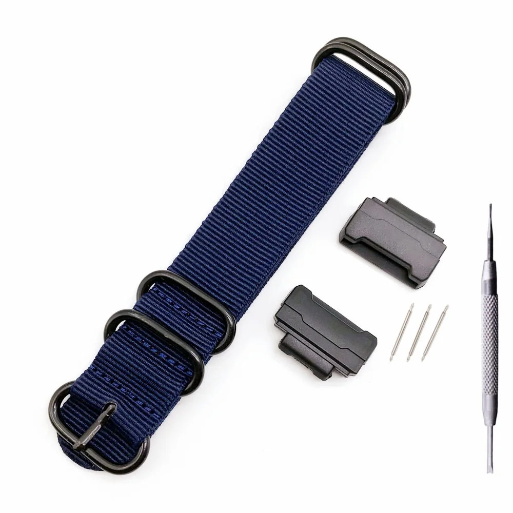 Nylon Watch Band Strap for DW-5600 GA-110 GW-M5610 16mm Adapter Connector Parts