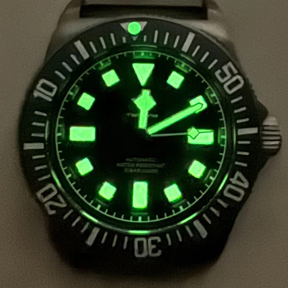 Tandorio 42mm Titanium Tactical Frog Dive Watch NH35/PT5000 Sapphire 20ATM Men