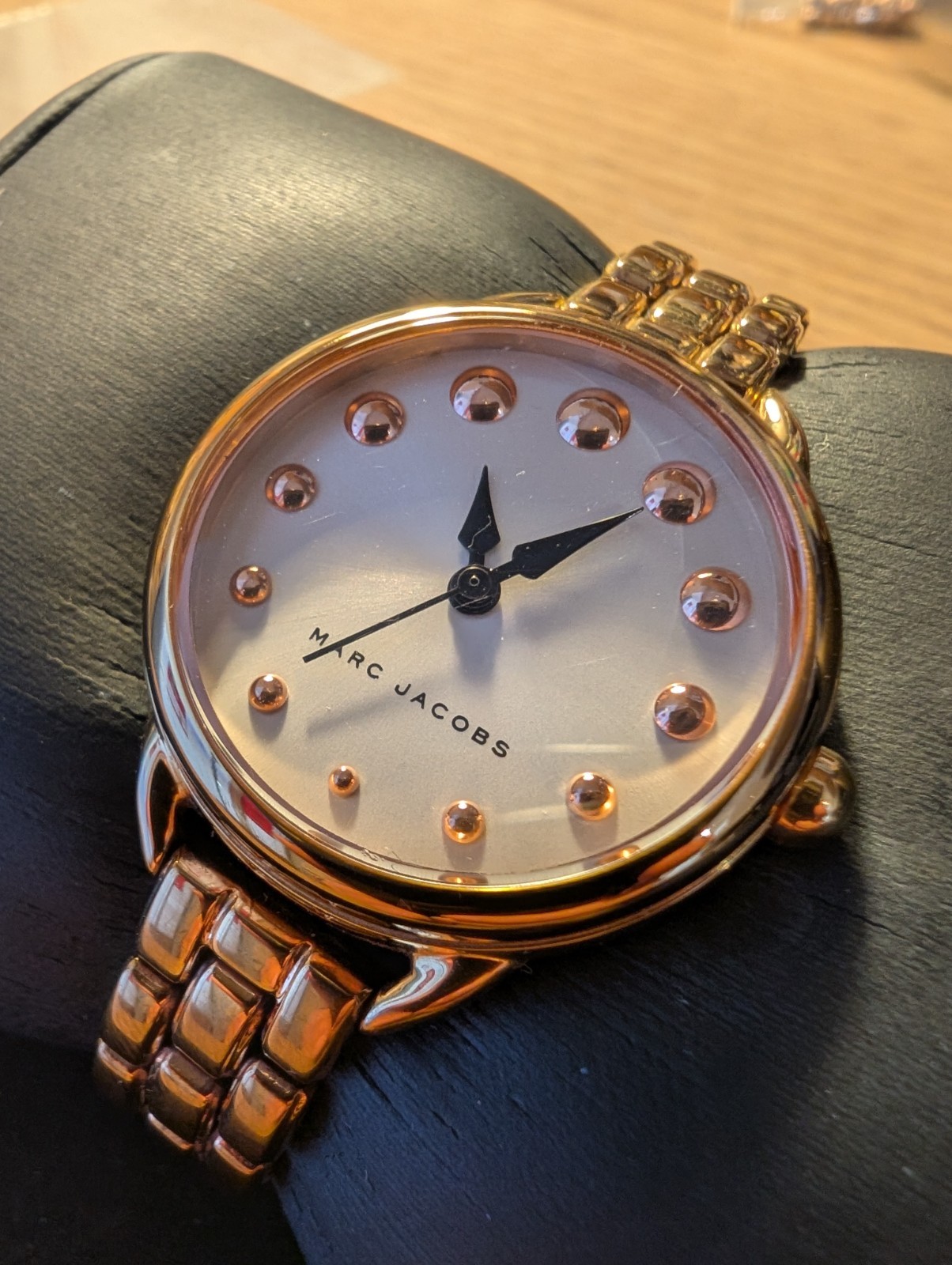 Marc Jacobs Betty Watch MJ3496 Rose Gold White Dial Women Quartz NWT