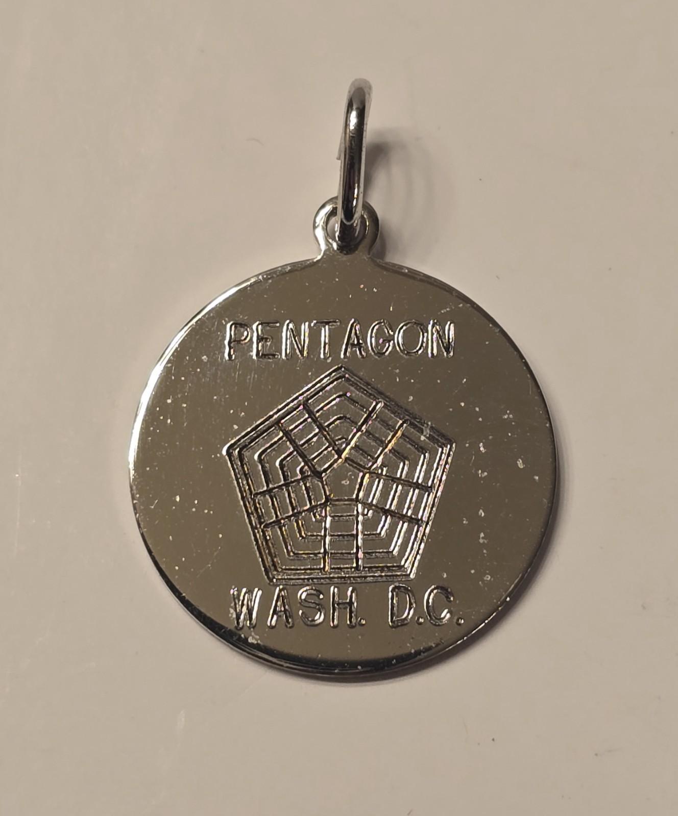 Vintage Sterling Silver Pentagon WASHINGTON DC Charm
