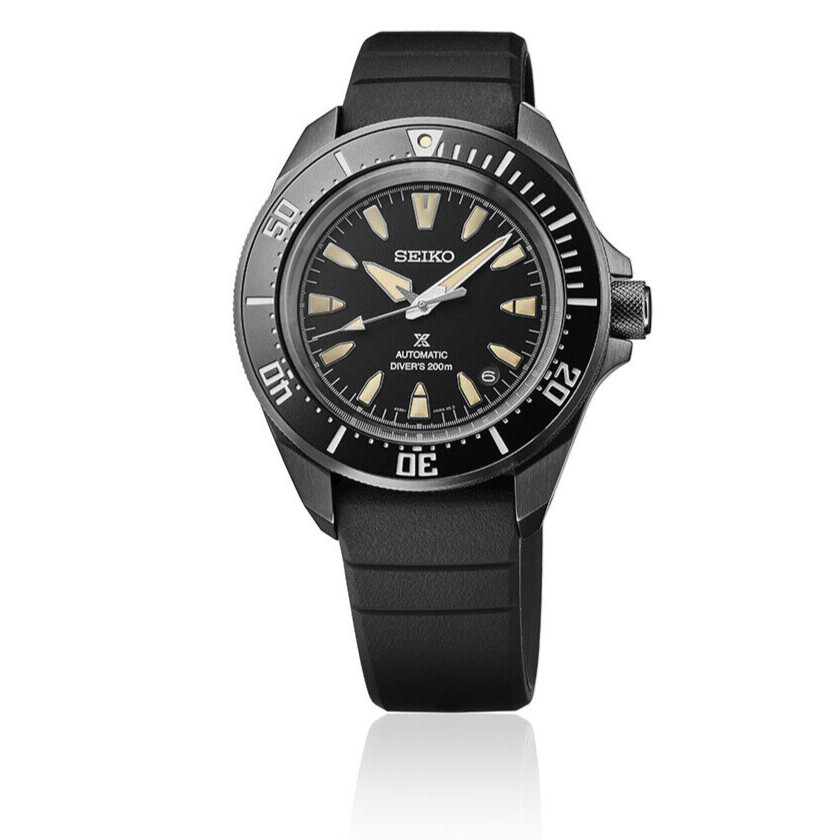 SEIKO PROSPEX SBDY133 SAMURAI Mechanical Automatic Diver Black 41.7mm Watch