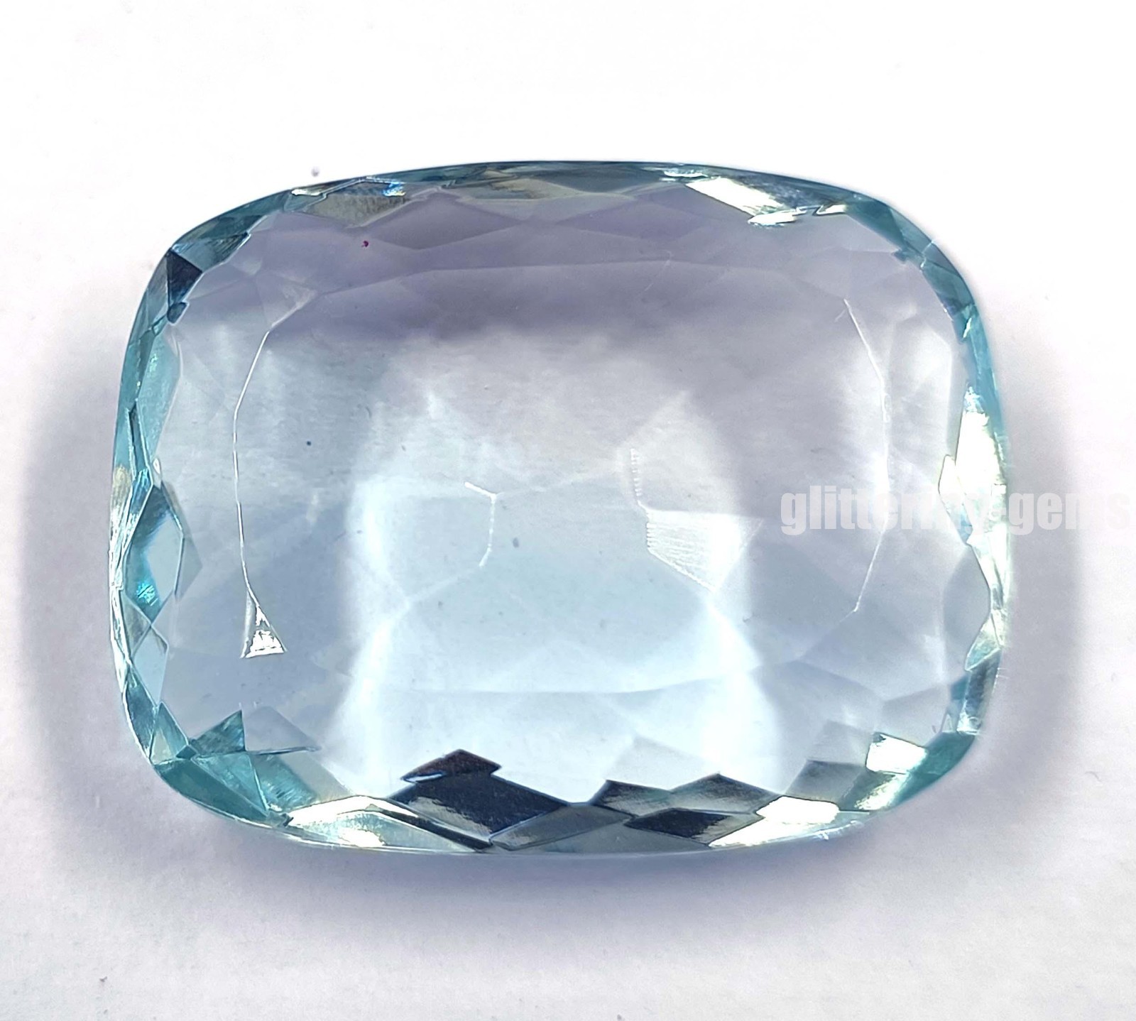 Blue Tourmaline IGL Certified 111.5 Ct Natural Loose Gemstone Cushion Shape D25