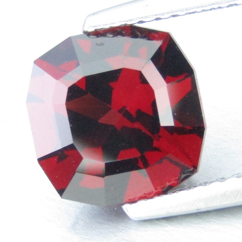 3.27Cts Gorgeous Natural Almandine Garnet Red Color Cushion Custom Cut Gemstone