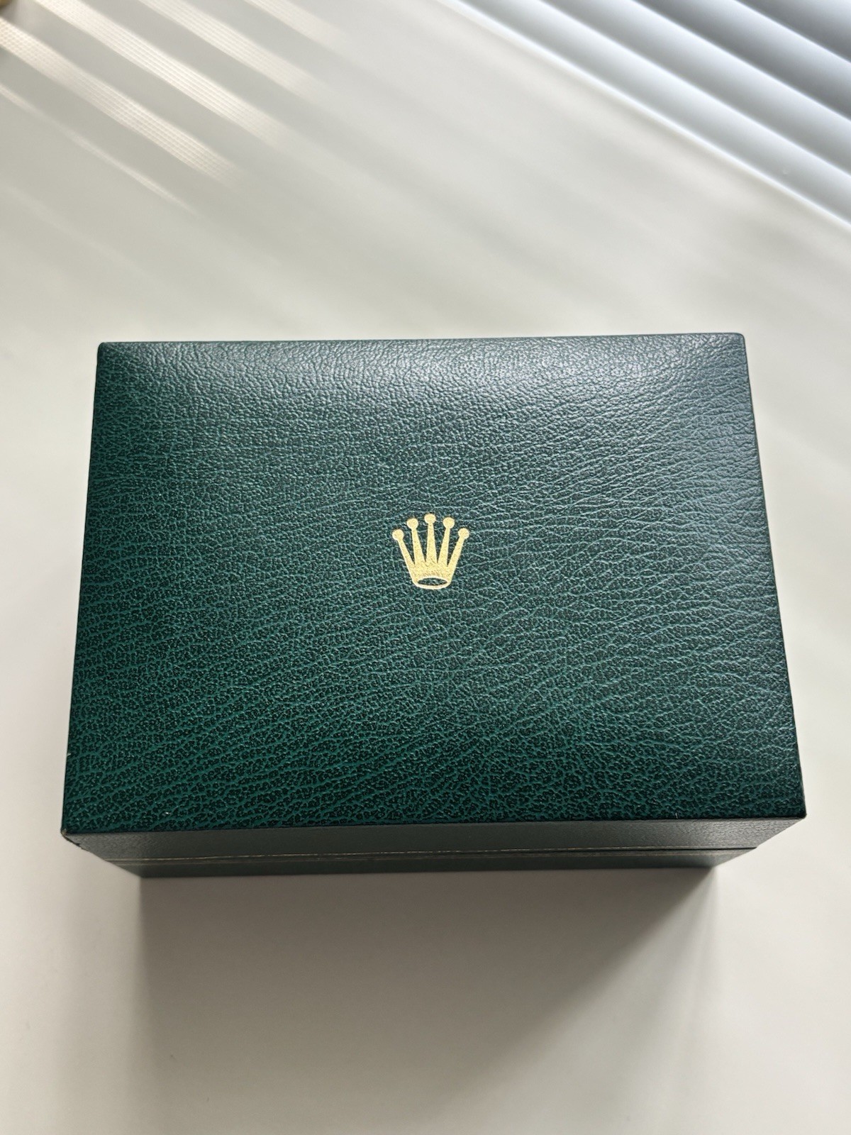Vintage Rolex Green Watch Box Bufkor USA w/ Insert Display Case