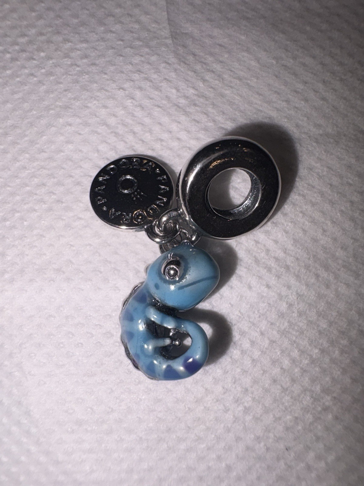 Authentic Pandora Chameleon Dangle Charm S925 ALE Sterling Silver Pre-Owned