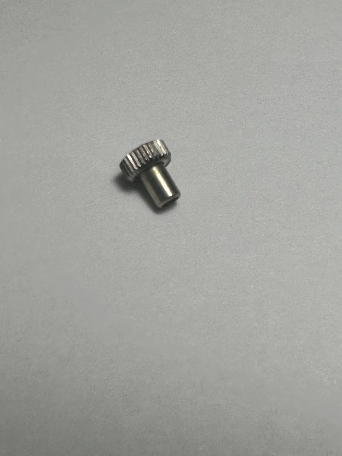 GENUINE NEW OLD STOCK OMEGA SPLIT STEM CROWN STIANLESS STEEL 3.7mm X 4.6mm