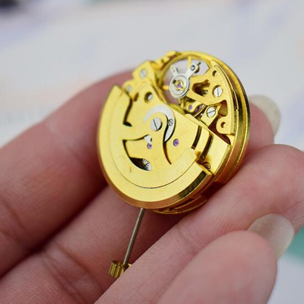 27mm Gold Skeleton 2004 Adjustment Radiation Pattern Automatic Watch Movement