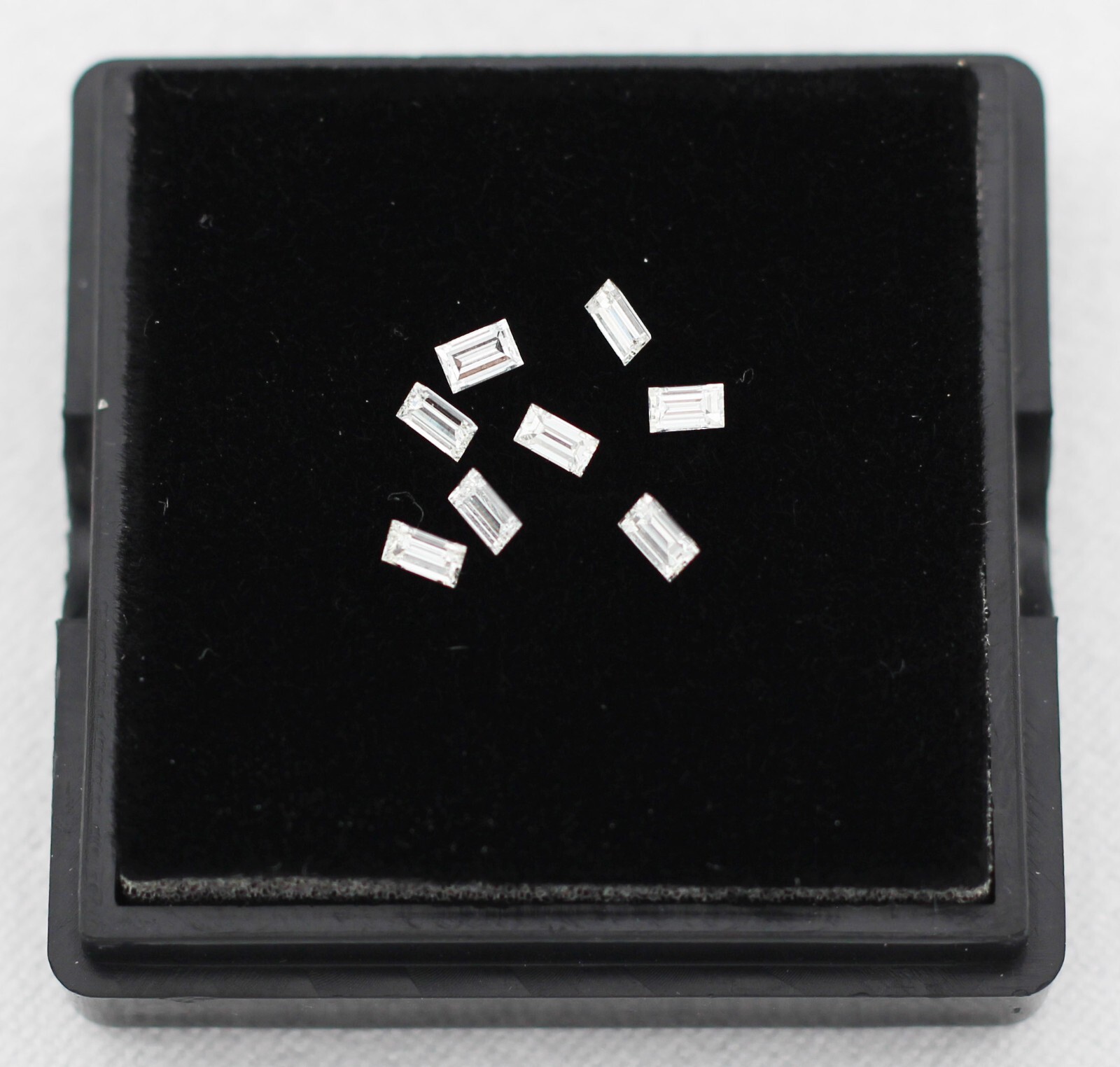 Natural 0.36ct Baguette Cut Loose Diamond Lot of 8