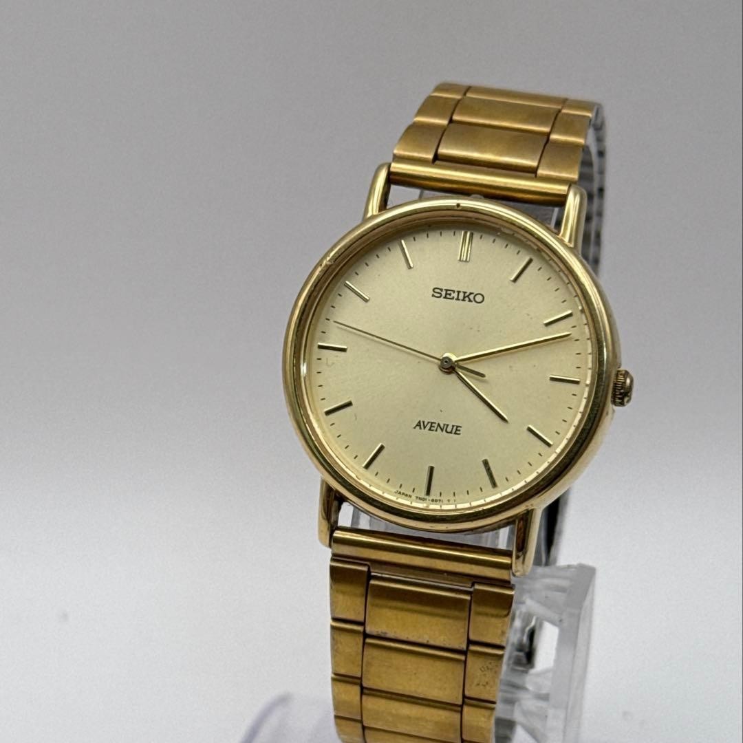 Seiko Avenue 7N01-6D30 Quartz Watch Wrist 16cm/6.3in