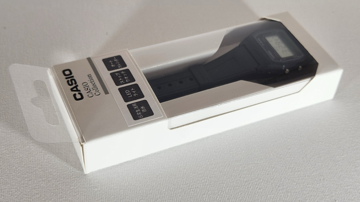 CASIO Watch Standard F-84W-1QJH Black Digital Watch – NEW – US SHIP
