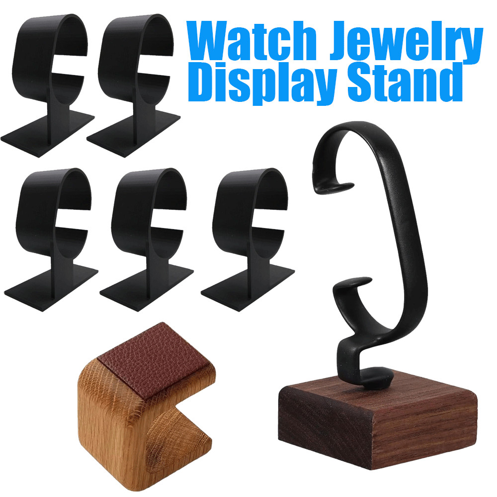 Watch Display Stand Single Holder Stand Men Gifts Table Top Ornament Rack Wooden