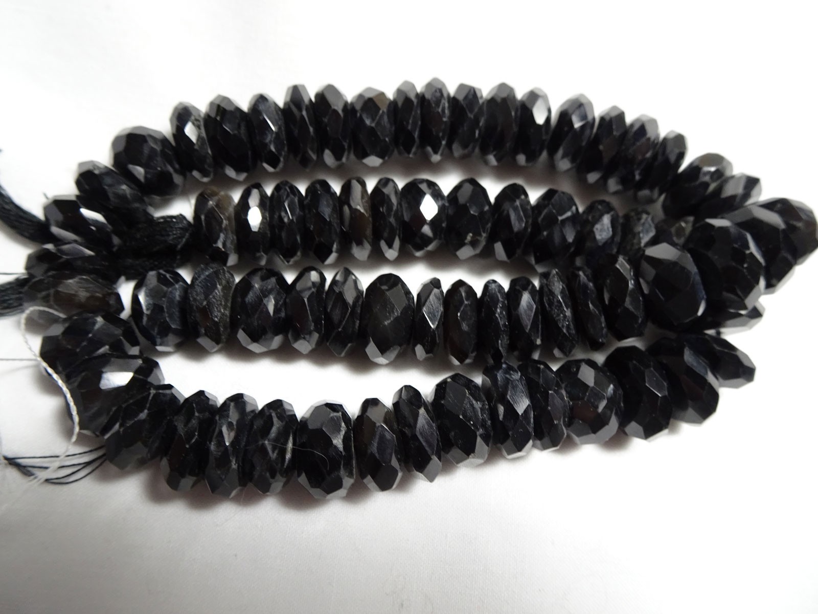 15″ Strand Chalcedony Faceted Rondell Stone Beads 11.5-12.5mm Wide A153 DNG