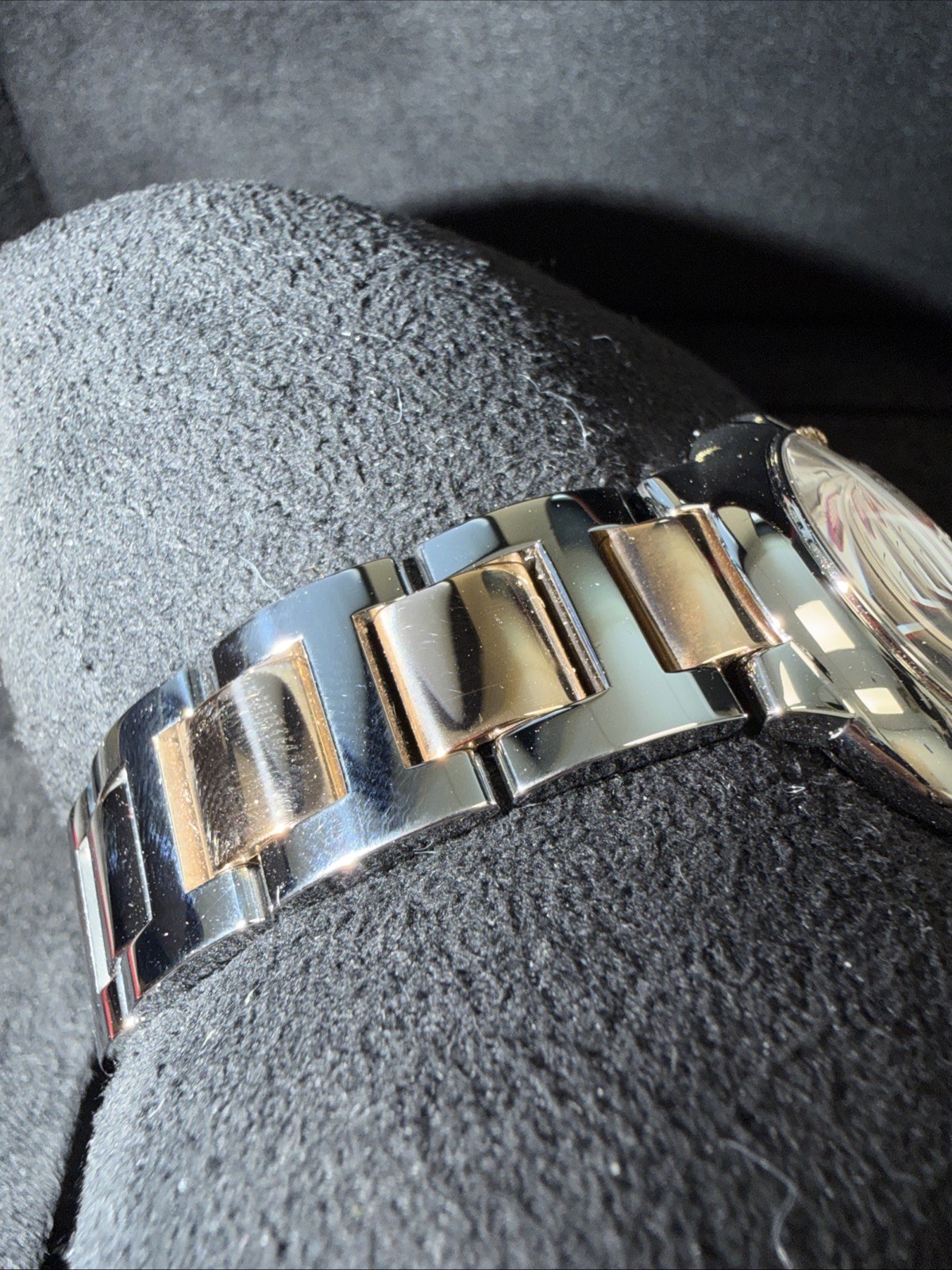 Cartier Ballon Bleu Steel And Rose Gold 28mm Silver Diamond Dial WE902030